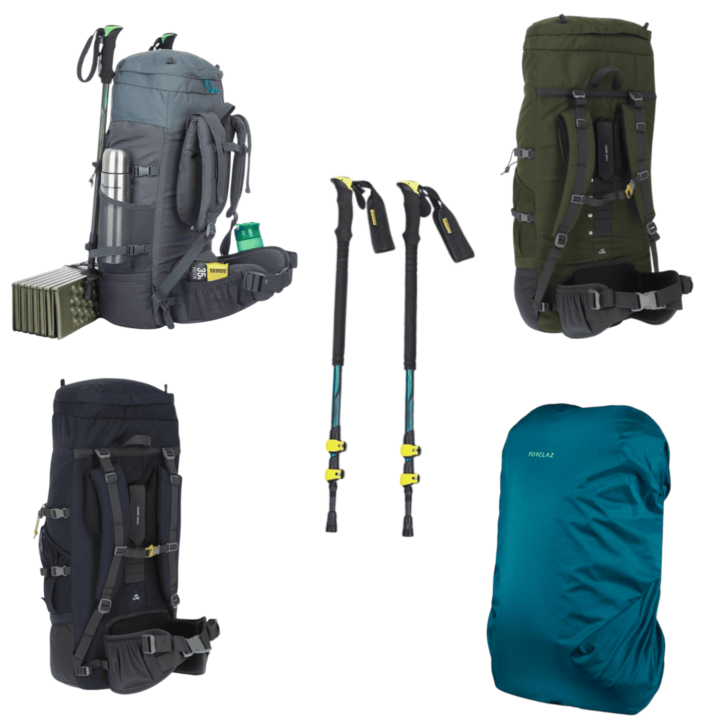 Рюкзаки, треккинговые палки, изображение 2